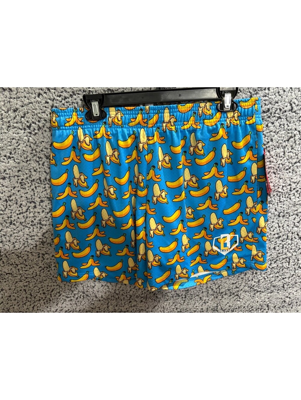 Baseball Lifestyle 101 Banana Shorts Blue Men's M Medium Brand New with Tags